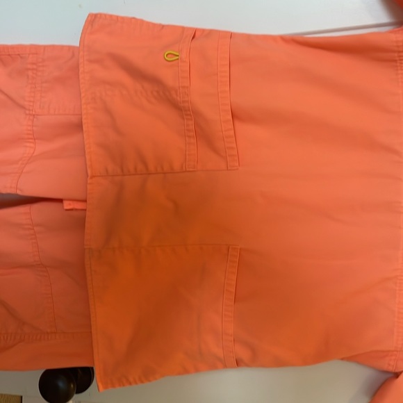 XS peach Spread Good Cheer cargo scrub outfit - Picture 5 of 12